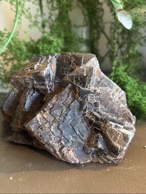 Fluorite mineral Dark purple